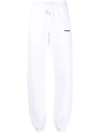OFF-WHITE LOGO-EMBROIDERED TRACK PANTS