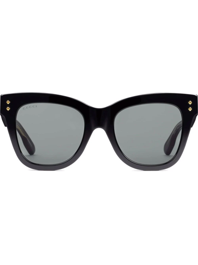 Gucci Cat Eye-frame Tinted Sunglasses In Black