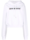 OFF-WHITE RHINESTONE-EMBELLISHED LOGO HOODIE