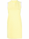 Jacquemus La Robe Sorbetto Cotton Blend Dress In Yellow
