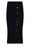 Versace Safety Pin Ribbed-knit Midi Skirt