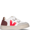 VEJA VEJA BABY GIRLS V-12 VELCRO TRAINERS WHITE,VSV052404K5