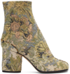 MAISON MARGIELA GREEN TAPESTRY TABI BOOTS
