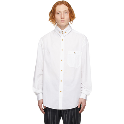 Vivienne Westwood White Two-button Krall Shirt