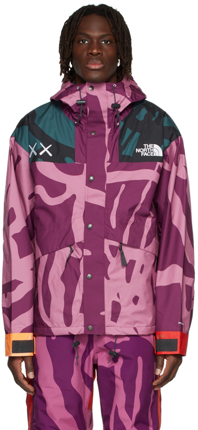 The North Face Purple Kaws Edition Retro 1986 Mountain Jacket In