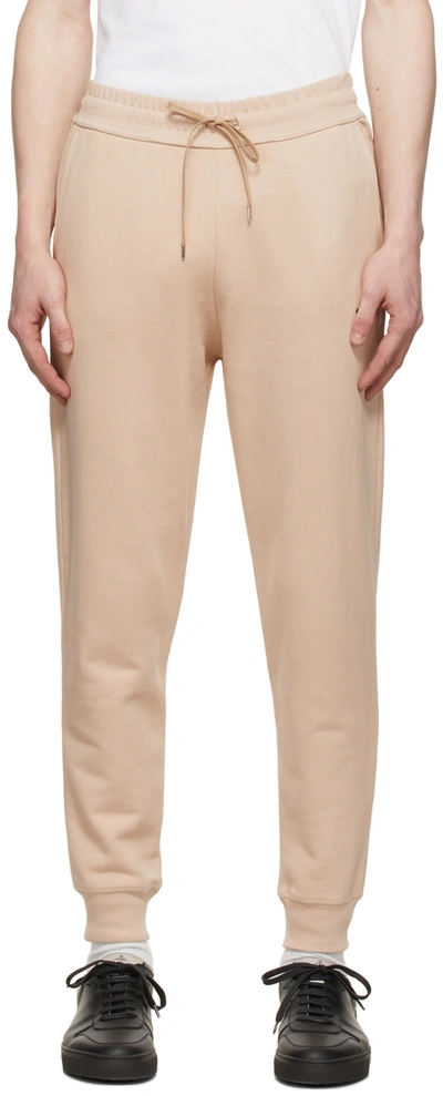 Vivienne Westwood Classic Relaxed-fit Tapered Cotton-jersey Jogging Bottoms In Beige