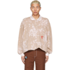 DOUBLET BEIGE BLEACHED POLO
