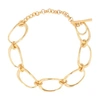 Charlotte Chesnais Turtle Chain Necklace In Vermeil