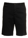 Pt Torino Black Bermuda Shorts In Black