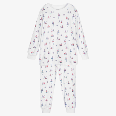 Kissy Kissy Babies' Boys White Pima Cotton Pyjamas