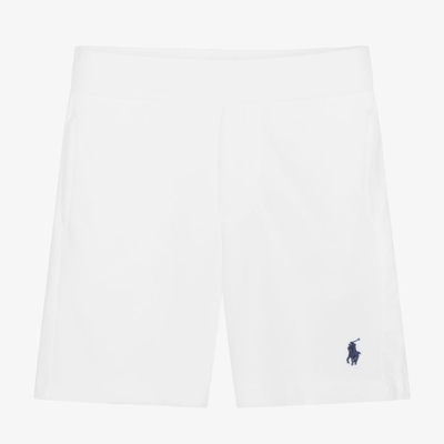 Polo Ralph Lauren Babies' Boys White Tape Logo Shorts