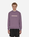 STOCKHOLM SURFBOARD CLUB LOGO CREWNECK SWEATSHIRT PURPLE