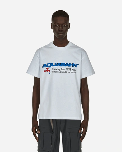 Rayon Vert W3w Aquabahn Logo T-shirt In White