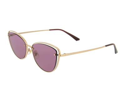 Bolon Gigi Purple Red Cat Eye Ladies Sunglasses Bl7093 A30 54 In Red   /   Red. / Gold / Purple / Rose / Rose Gold