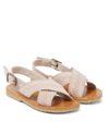 Bonpoint Pale Pink Akin Sandals In Faded Pink