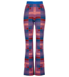Rabanne Geometric-print Knitted Trousers In Large Quasar-c