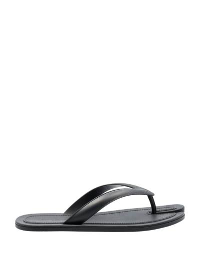 Maison Margiela Split-toe Rubber Flip Flops In Black