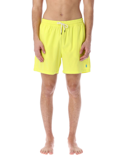 Polo Ralph Lauren Men's Traveler Swim Costume In Yellow