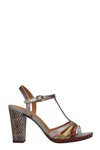 CHIE MIHARA ATIEL SANDALS IN MULTICOLOR LEATHER