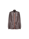 Khrisjoy Satin Tracksuit Jacket In Mink
