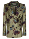 ALBERTO BIANI FLORAL PRINT DOUBLE-BREASTED DINNER JACKET