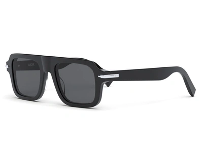 Dior Dm40060i Black Navigator Sunglasses In Black / Grey