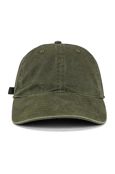 John Elliott Washed Cotton-twill Baseball Cap In Washed Olive