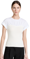 A.l.c Frankie Corset Tee In White