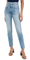 Slvrlake London Distressed High-rise Straight-leg Jeans In Let It Ride
