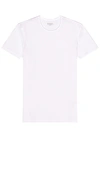 Allsaints Figure Crew Tee In Optic White