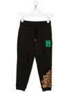 Puma Logo Drawstring Tracksuit Bottoms In Black