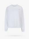 Off-white White Flower Arrows-print Sweatshirt In White