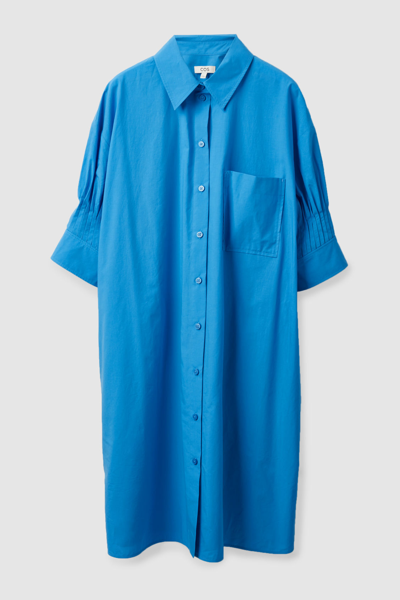 Cos Blue Shirt Dress Cos Blue Shirt Dress