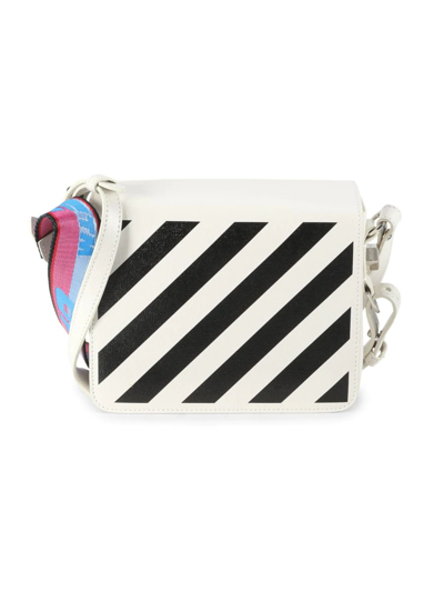 Off-white Off White Women's  White Leather Shoulder Bag