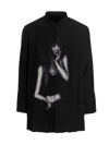 YOHJI YAMAMOTO YOHJI YAMAMOTO GRAPHIC PRINTED BUTTONED SHIRT