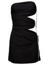 Magda Butrym Rhinestone-embellished Strapless Cut-out Dress