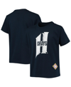 Stitches Big Boys  Navy Homestead Grays Negro League Logo T-shirt In Navy