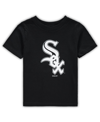 OUTERSTUFF TODDLER BOYS AND GIRLS BLACK CHICAGO WHITE SOX PRIMARY TEAM LOGO T-SHIRT