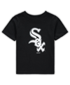 Outerstuff Toddler Boys And Girls Black Chicago White Sox Primary Team Logo T-shirt In Black