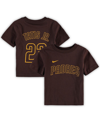 Nike Infant Boys And Girls  Fernando Tatis Jr. Brown San Diego Padres Name And Number T-shirt In Brown