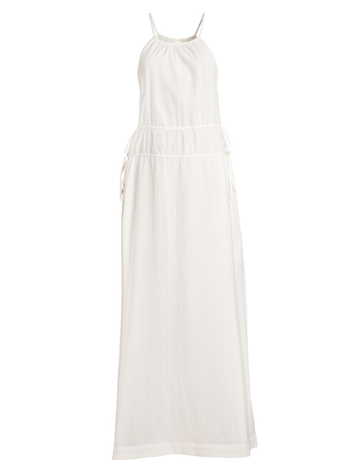 Hansen + Gretel Portia Silk Maxi Dress In White