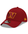New Era Men's  Burgundy Washington Commanders Team Classic 39thirty Flex Hat In Burgundy