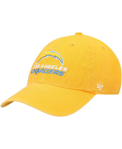 47 Brand Men's '47 Gold Los Angeles Chargers Secondary Clean Up Adjustable Hat