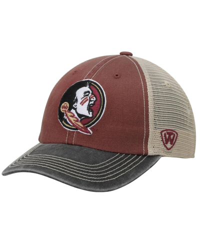 Top Of The World Men's Florida State Seminoles  Offroad Trucker Adjustable Hat In Garnet