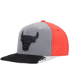 Mitchell & Ness Men's  Gray, Red Chicago Bulls Day 5 Snapback Hat In Gray/red
