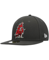 New Era Men's  Pewter Tampa Bay Buccaneers Omaha Alternate Logo 59fifty Fitted Hat In Pewter