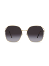 Miu Miu 60mm Geometric Sunglasses In Grey