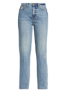 Pistola Cassie High-rise Stretch Straight-leg Jeans In April Showers