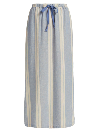 Splendid Women's Dawn Linen-blend Maxi Skirt In Grey