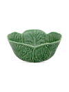 Bordallo Pinheiro Cabbage Salad Bowl In Green